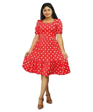 Picture of Three Quarter Sleeves New Short Frock