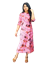Picture of Three Quarter Sleeves  A- Line  Dress