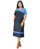 Picture of Three Quarter Sleeves A-Line  Three Quarter Dress