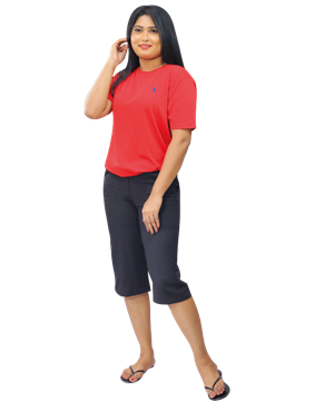 Picture of Three Quarter Linen Pant