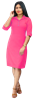 Picture of Three Quarter Sleeves A Line Short Dress