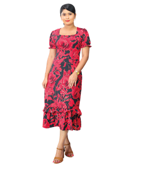 Picture of Short Sleeves  New  Maxi Dress