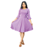 Picture of Round Neck Three Quarter Sleeves Short Frock