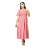 Picture of Three Quarter Sleeves  New Long Frock