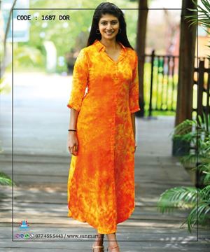 Picture of Three Quarter Sleeves Maxi Dress