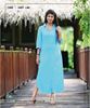 Picture of Three Quarter Sleeves Maxi Dress