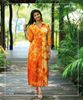 Picture of Three Quarter Sleeves Maxi Dress