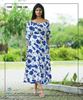 Picture of Three Quarter Sleeves off Shoulder Maxi Dress