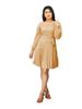 Picture of off shoulder Three Quarter Sleeves Short Frock