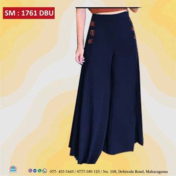 Picture of Women's Wide  Leg High Quality  Elastic Pants